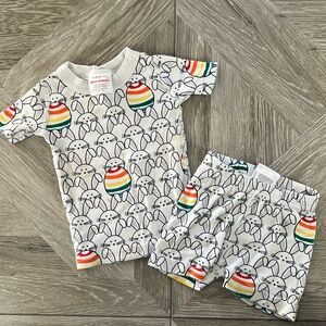 2T Hanna Andersonsson easter bunny pajamas jammies set